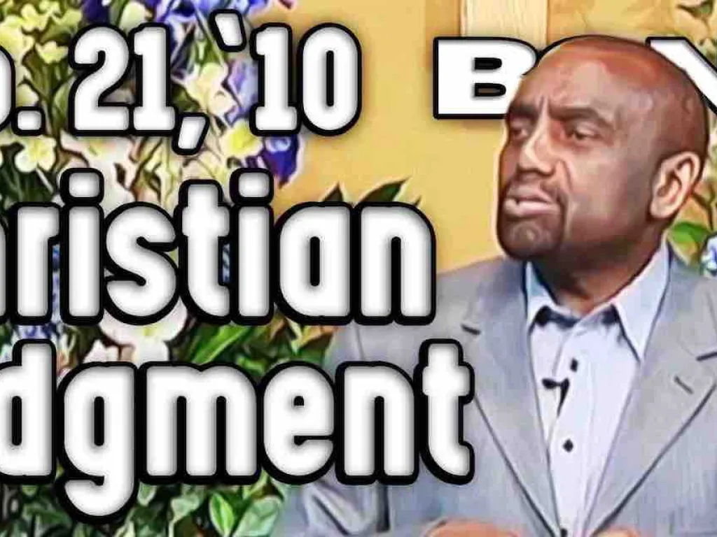 Christian Judgment (Sunday Service 2/21/10)