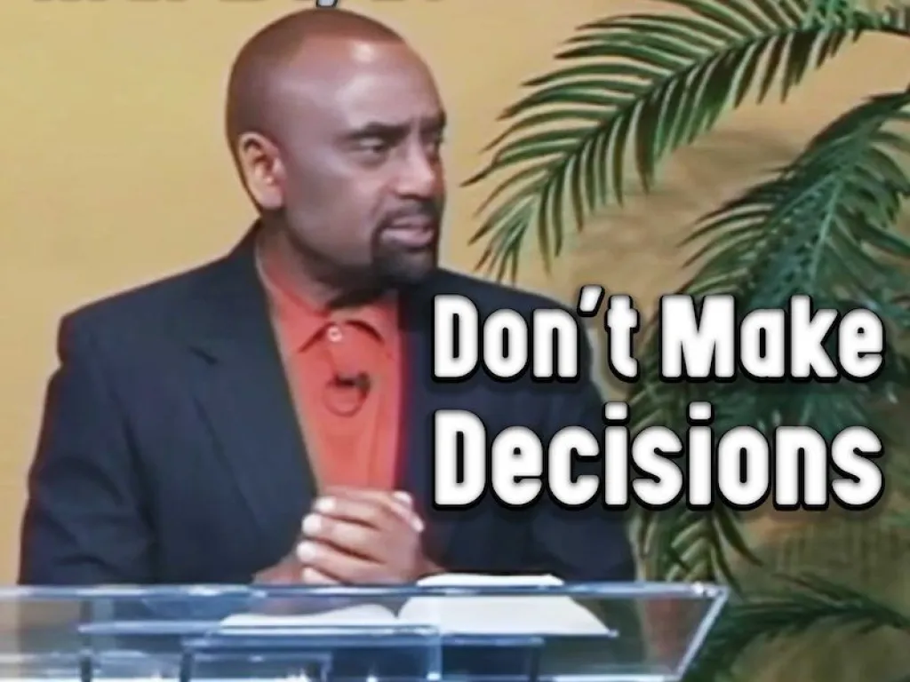 BOND Archive Sunday Service, Mar 24, 2013: Don't Make Decisions
