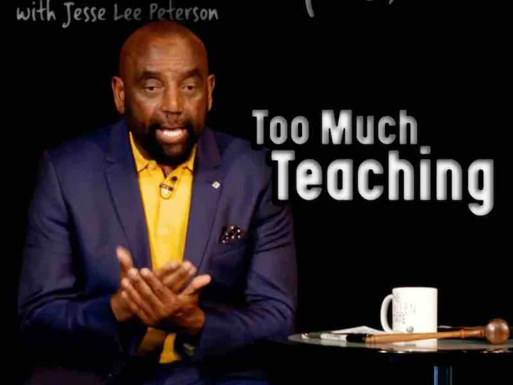 Church Sep. 19, 2021: Too Much Teaching