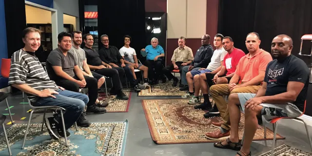 Recent Men's Forum photo: "How to be a man"