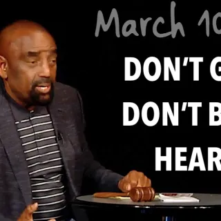 Church March 10: Don't Gossip