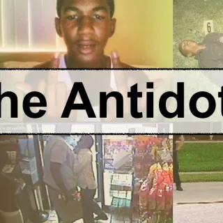 The Antidote collage with Trayvon Martin and Michael Brown