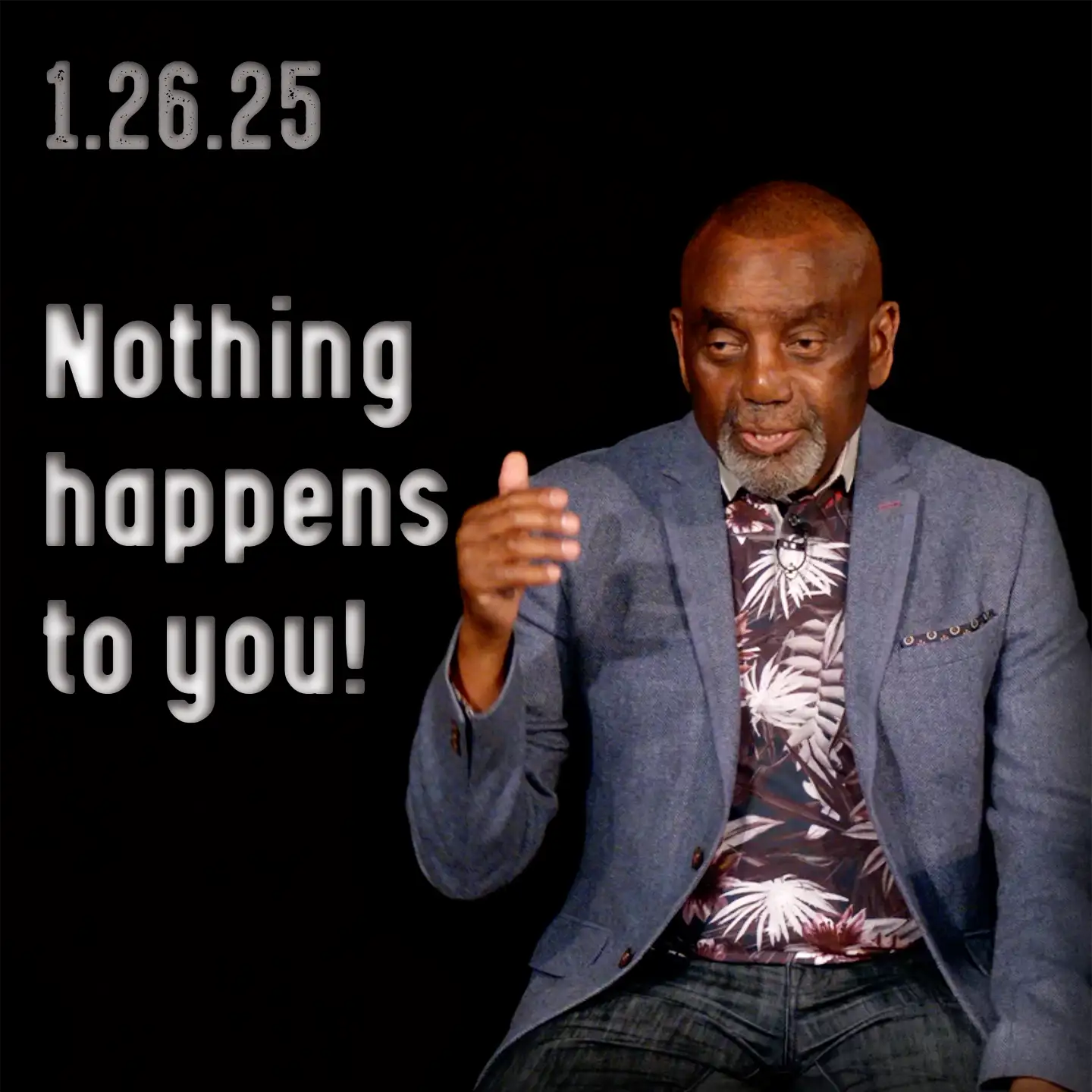 Do you pay attention to what's happening to you or… in you? | 1/26/25